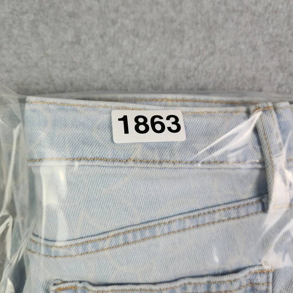 Old Navy Flare Jeans Girls Size 10 Blue Denim Floral High Rise‎ Adjustable Waist